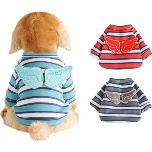 New Autumn and winter Pet Cats and Dogs striped Warm Sweater