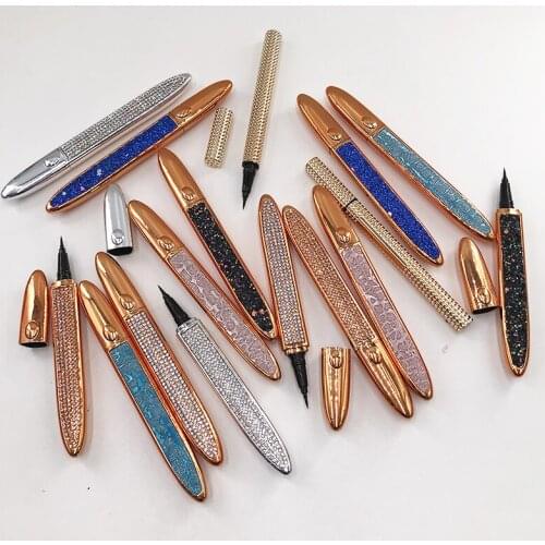 New Style Self Adhesive Liquid Eyeliner Lash Glue Pen Glue Free Magnetic Free Long Lasting Waterproof Eyelash Makeup Eyeliner