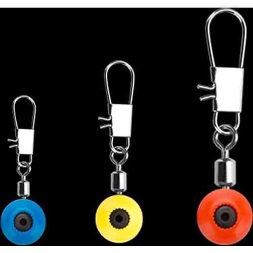 WALK FISH 20PCS/Lot Fishing Float Bobber Stops Space Beans Connectors Sea Saltwater Fishing Tools Equipment Plastic Metal