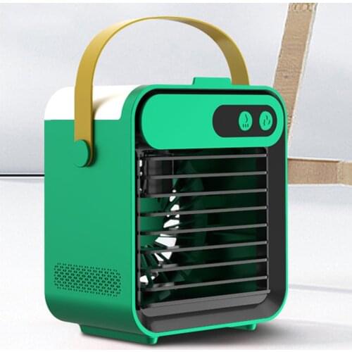 Portable Air Conditioner Rechargeable Personal USB Air Cooler Fan Mini Air Conditioner with 3 Speeds Humidifier for Home Dorm