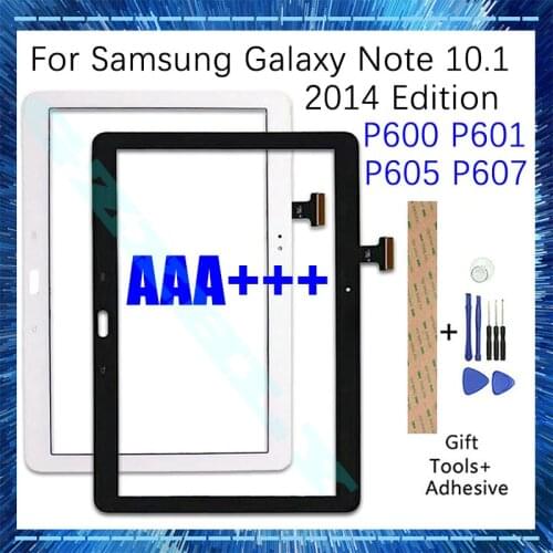 Touch Screen Display Outer LCD Digitizer Front Glass Panel Replacement For Samsung Galaxy Note 10.1 2014 Edition P605 P601 P600