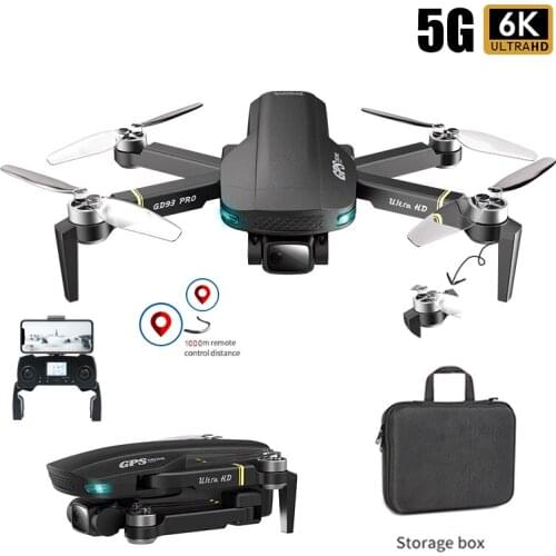 Global Drone New GPS GD93 PRO Drone 4K Profesional 6K HD Camera 2-Axis Gimbal Aerial Photography Brushless Foldable Quadcopter