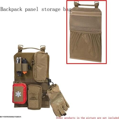 Backpack panel plug-in outdoor bag multi-function plug-in system tool storage bag