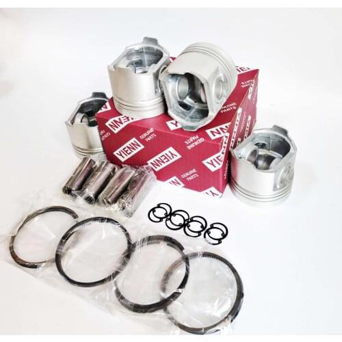 V1405 Piston With Ring Set For Kubota Loader Excavator Tractor Diesel Engine Repair Parts