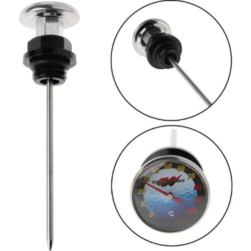 Motorcycle Dirt Pit Bike Parts Oil Cap Tank Temperature Gauge For 110cc 125cc Balaclava