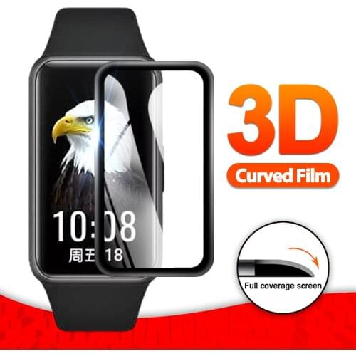 3D Soft Glass Protective Film Cover For Huawei Band 6 Pro Full Screen Protector Case for Huawei Band 6 Smart Watch Accessories