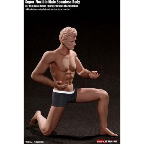 1/6 sexy body mens muscle body 1/6 Super-Flexible Male Seamless Body PL2016-M31 Doll Action Figure Toy TBLeague M31 phicen toys