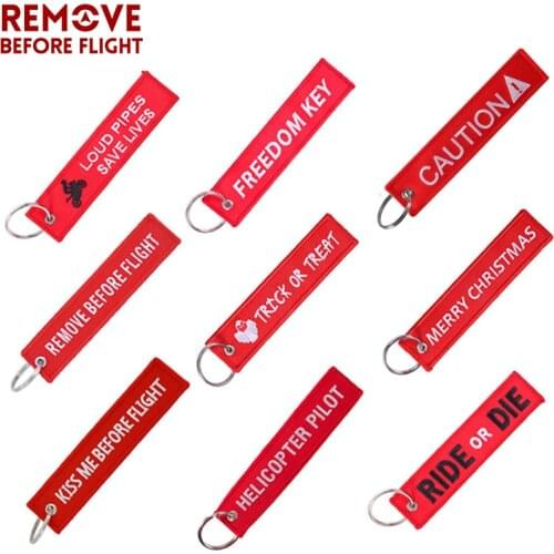 1pc Motorcycle Car Keychain Embroidery Letter Red Key Fobs OEM Jewelry Key Chain Keyring Key Holder for Chaveiro Para Moto