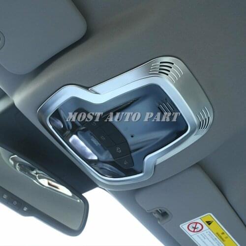 ABS Plastic Interior Front Roof Reading Lamp Frame Cover For Alfa Romeo Giulia Stelvio 2017-2019 1pcs Car Decoration Car Trim