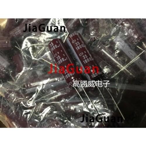 10pcs NEW CHEMI-CON NIPPON KY 35V1800UF 12.5X40MM electrolytic Capacitor 1800UF/35V NCC ky 35V 1800UF
