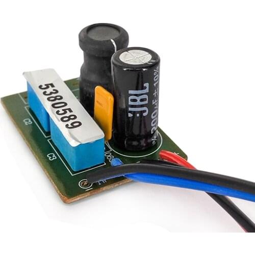 12V 60W Plastic + Metal Material Speaker Audio Frequency Divider Stereo Loudspeaker 2 Unit Crossover Filters for Speakers