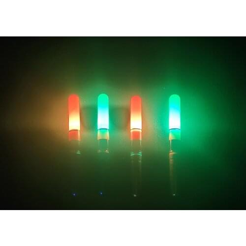 2PCS LED Light Stick For Fishing Float Tube Night Fishing Tackle Luminous Electronic Float LED Electric Float