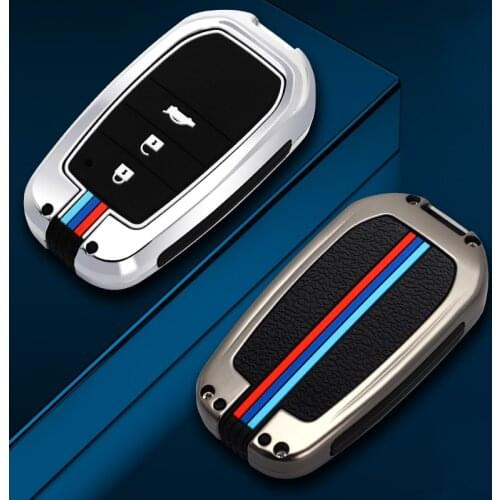 2021 New Car Key Case Cover For Toyota Chr Rav4 Auris Avensis Prius Aygo Camry Corolla Land Cruiser 200 Prado Crown Keychain