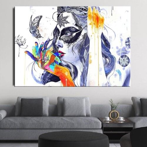 Abstract Woman Canvas Poster Nordic Decoration Picture Wall Art Print Painting Minimalist Scandinavian Home Decor Wall Art