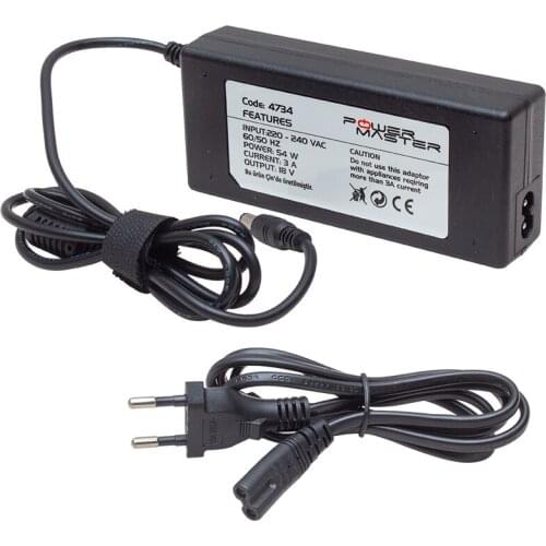 POWERMASTER PM-4734 18 VOLT - 3 AMPS SWITCHBOARD ADAPTER 5.5*2.5 END
