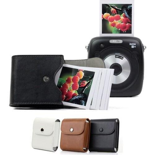 Storage Camera Bag Fujifilm Instax Mini 9 Case Retro Leather Button Pouch Photo Case Fujifilm Mini 8 Camera SQ10 SQ6 SQ20 SP3