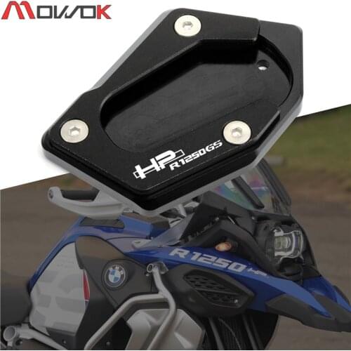 CNC Kickstand Side Stand Vergroter Plaat Extension Pad For BMW R1250GS R 1250 GS HP R1250 GS Adv Adventure low suspension