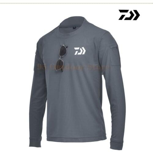 DAIWA 2021 Fishing Clothing Summer Short Sleeve Deep Sea Sunscreen Breathable Clothes Anti-UV Ultrathin Shirt Pesca DAIWA