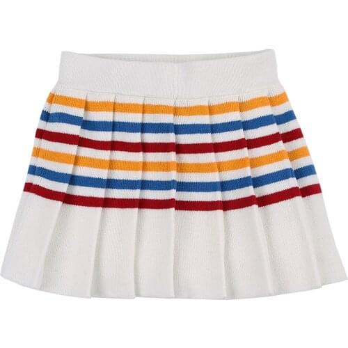 Baby Girl Toddler Children Clothing School Stripe Girl Skirt Princess Dress Kid Short Skirt Child Clothes Infant Costume