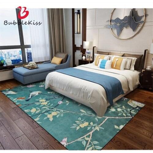 European And American Country Wind And Flower Pattern Carpet Carpets For Living Room Home Carpet Floor Door Delicate Area Rugs