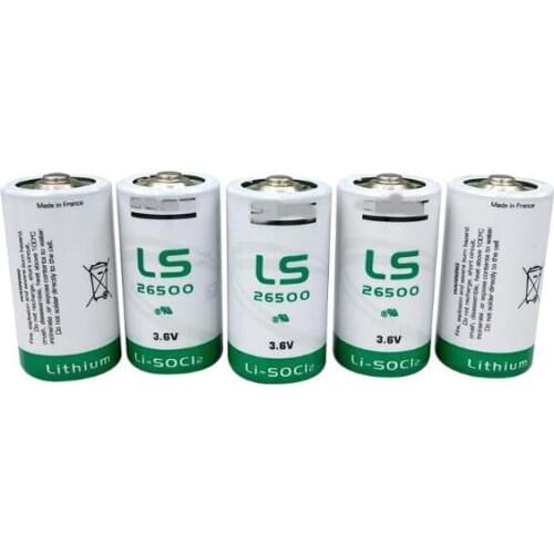 3PCS French original LS26500 lithium battery 3.6V C type 2 flow meter battery ER26500 FREESHIPPING