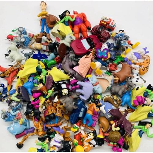 BANDAI GACHA Toy Story Finding Nemo Cars Mickey Mouse Minnie Mouse Snow White Mini Action Figure Ornament Model Toys