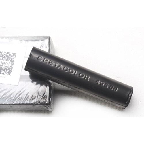 Imported Austrian CRETACOLOR Stubby Black Carbon Rod Sketch Soft Pure White Charcoal Hard Pencil