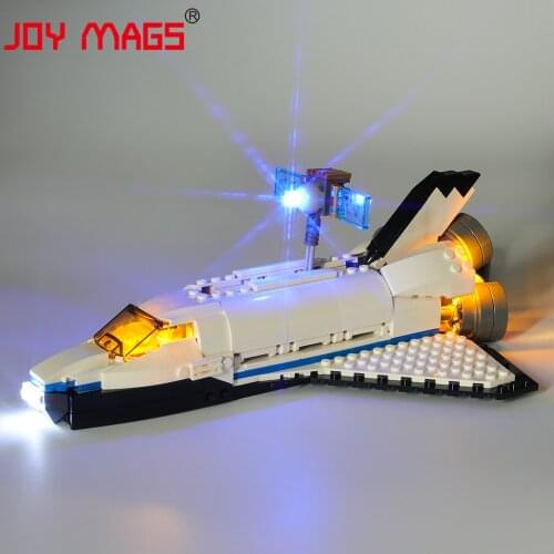 JOY MAGS Only Led Light Kit For 31066 Creator Space Shuttle Explorer Compatible With 3118 , (NOT Include Model)