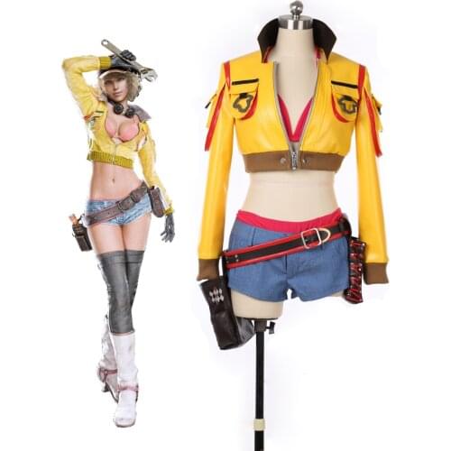 Final Fantasy 15 FF15 Cindy Aurum Cosplay Costume Custom Made