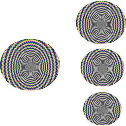 LBER Visual Carpet 3D Flash Carpet Living Room Floor Mat Sofa Foot Mat Home Decoration