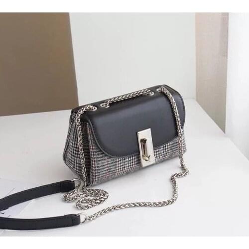 OUSSON Fashion Exquisite Womens Shoulder Bags Large Capacity Crossbody Bag French Style Leather Small Square Bag