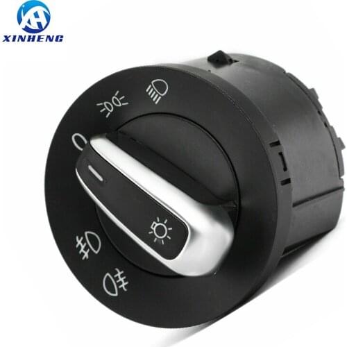 NEW Headlight Switch Lighting Control Knob for VW Golf Herring Gull Passat Scirocco Sharan Tiguan 3C8941431C
