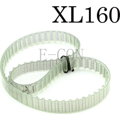 10pcs 160XL Timing Belt L039 80Teeth Width 0.39inch(10mm) with White Prusa Mendel Cords PU XL Positive Drive Pulley for Motor