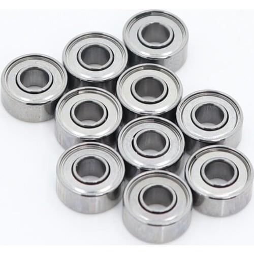 R2-5ZZ Bearing 1/8"x5/16"x9/64" Inch ( 10 PCS ) ABEC-5 Miniature High Speed R2 5 Z ZZ Ball Bearings R2-5Z