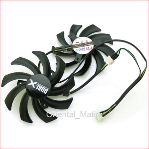 85mm FD7010H12S 12V 40mm Hole Graphics Video Card Replacement For Sapphire HD 7790 7850 7870 7950 Cooler Cooling Fan