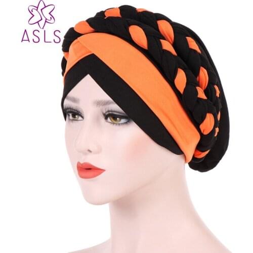 2018 New Fancy Dress Women turban ladies head wrap caps Muslim Headwear Hat