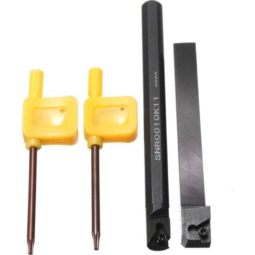 2pcs SER1010H11 SNR0010K11 10mm High Quality CNC lathe Boring Bar thread Turning Tool Lathe Cutter Tool Holder for 11IR 11ER