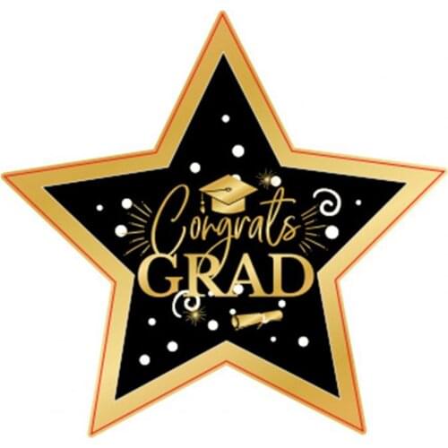 Yard Sign Happy Graduation Series Pattern Waterproof Composite Board Grassland yard Stake for Garden Decor Outdoor Wholesale