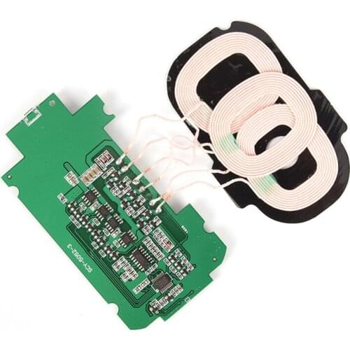 1pc 5V/2A DIY 3 Coils Qi Wireless Charger PCBA Circuit Board Qi Wireless Charging Standard Accessories HOT