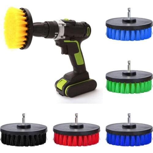 5 inch Solid Electric Drill Brush Power Scrub for Wooden Furniture Car Interiors