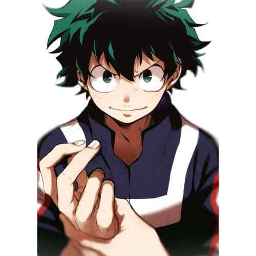 Wall Art DIY Diamond Painting Cross Stitch Japanese Anime Character Picture Full Round Drill 5D Mosaic My Hero Handmade home de