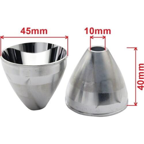 45*40*10 Aluminum LED Reflector Cup High Power Bow for CREE XHP-70led Flashlight Torch DIY
