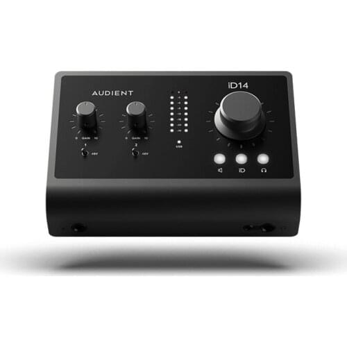 Audient iD14 MKII MK2 Professional StudioLive Recording Guitar JFET D.I USB AD-DA Audio Interface Sound card