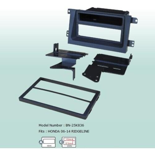 Car Fascias Radio Audio Panel Navigation Frame Dash Kit For Ridgeline 2006 2007 2008 2009 2010 2011 2012 2013 2014