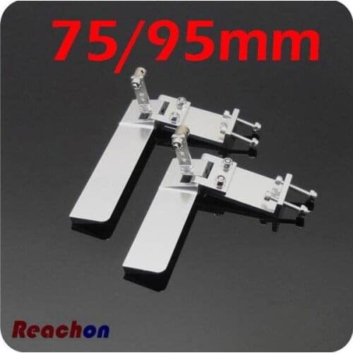 Free Shipping 75mm 95mm RC Boat Rudder CNC aluminum alloy Steering-wheels Steering wheel for RC Boat radio controlled boat