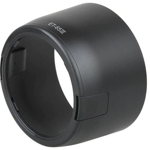 Camera Lens Hood ET-65III Bayonet Mount For Canon EF 100mm f/2 USM & EF 85mm f/1.8 USM & EF 135mm f/2.8 58mm Lens