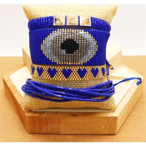 ZHONGVI Skull Bracelets For Women Jewelry Black Bead Jewellery Trendy Handmade Seed Beads Pulsera Friendship Miyuki Bracelet