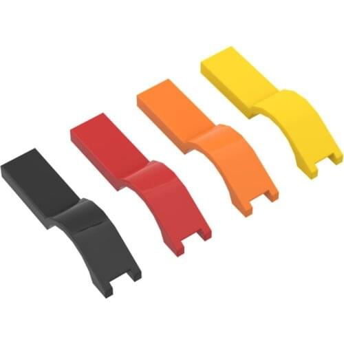 BuildMOC 50947 small particle wheel eyebrow 1x4.5 ldd50947 For Building Blocks Parts DIY Constructio