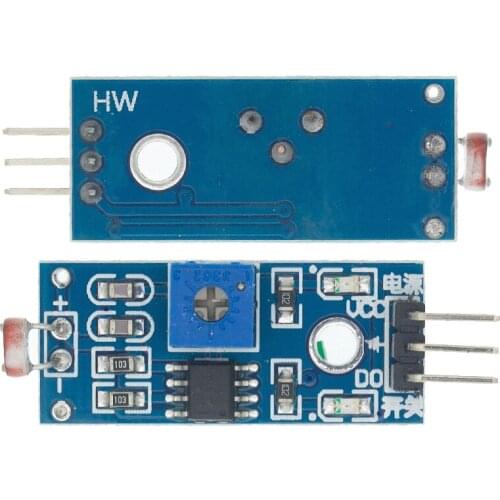 D53 10pcs/lot Photosensitive Sensor Module Light Module Detects Photosensitive Photosensitive Resistor Module
