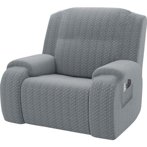 4 pcs Jacquard Armchair Sofa Cover Elastic Recliner Sofa Slipcover for Living Room All-inclusive Massage Couch funda sofa relax